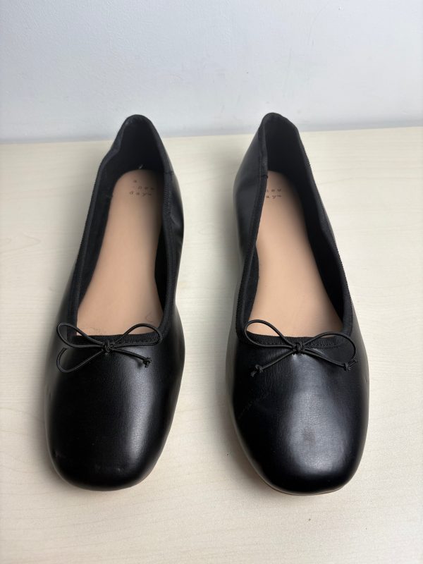 Shoes Flats By A New Day In Black, Size: 11 Online Sale