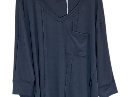 Top 3 4 Sleeve By Andre Barreau In Grey, Size: M Online Hot Sale