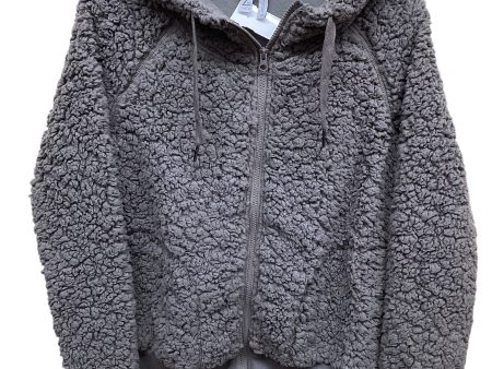 Jacket Faux Fur & Sherpa By Zella In Grey, Size: Xs For Cheap