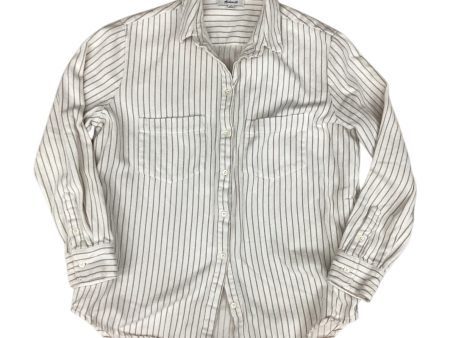 Top Long Sleeve Designer By Madewell In Striped Pattern, Size: S Online