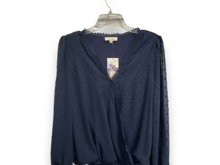 Blouse Long Sleeve By Ee Some In Navy, Size: S Online now