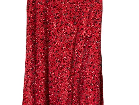 Skirt Midi By Old Navy In Red, Size: S For Cheap