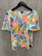 Blouse Short Sleeve By Ann Taylor In Multi-colored, Size: L on Sale