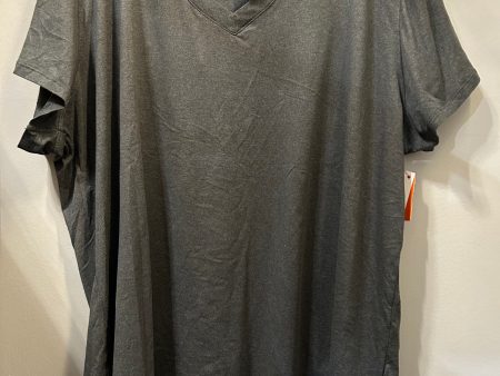 Athletic Top Short Sleeve By 90 Degrees By Reflex In Grey, Size: 2x on Sale