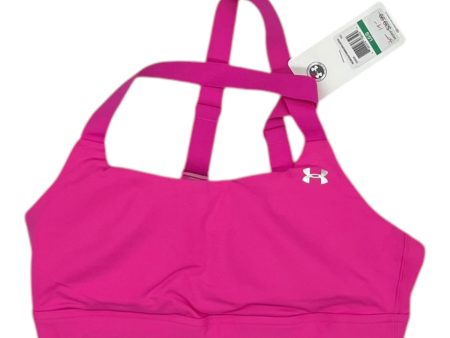 Athletic Bra By Under Armour In Pink, Size:L on Sale