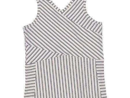 Athletic Tank Top By Tail In Black & White, Size:M Supply