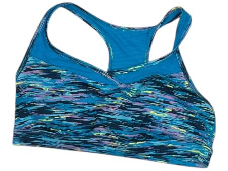 Athletic Bra By Tek Gear In Blue, Size:L Sale