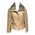 Fur Collar Jacket Leather By Siena Studio In Tan, Size: S Hot on Sale