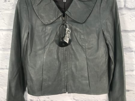 Jacket Leather By Classiques Entier In Green, Size: Xs For Sale