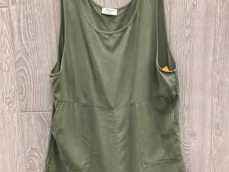 Shortalls By Zenana Outfitters In Green, Size: 1x Fashion