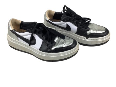 Shoes Sneakers By Nike In Silver, Size: 6.5 For Cheap