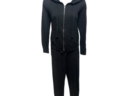 Knit Hoodie & Sweatpants Set By Splendid In Black, Size: Xs For Cheap