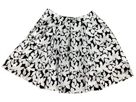 Skirt Midi By Cynthia Rowley In Black & White, Size: 12 For Sale