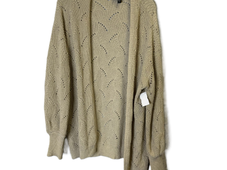 Sweater Cardigan By Express In Cream, Size: S Online