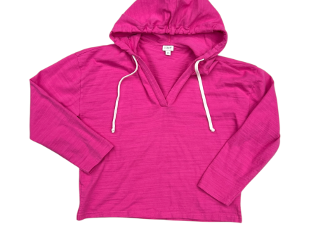 Sweatshirt Hoodie By J. Crew In Pink, Size: Xl Cheap