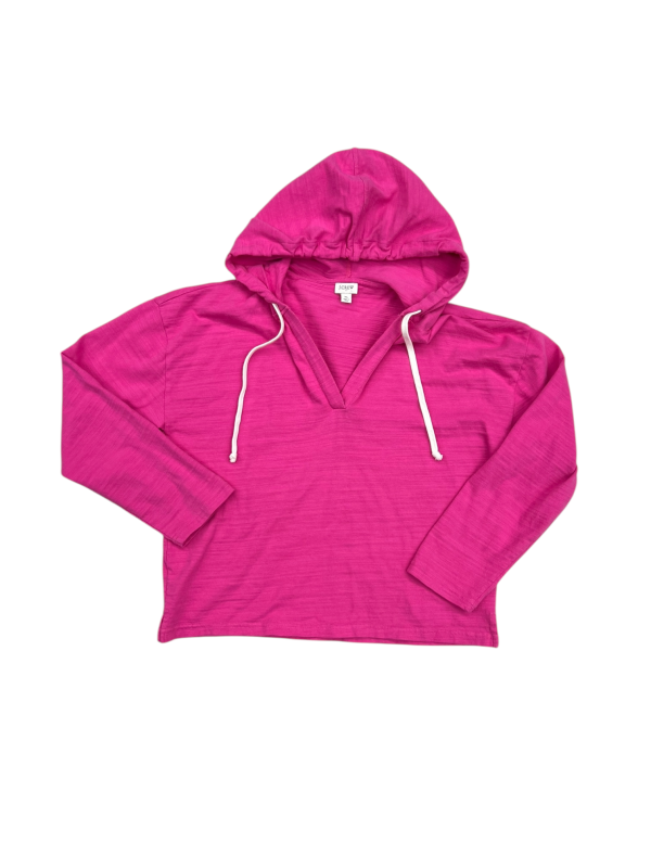 Sweatshirt Hoodie By J. Crew In Pink, Size: Xl Cheap