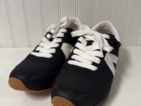 Shoes Sneakers By Loft In Black & White, Size: 6.5 For Cheap