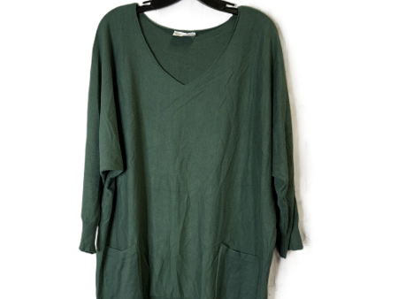 Top Long Sleeve Basic By First Love In Green, Size: S For Sale