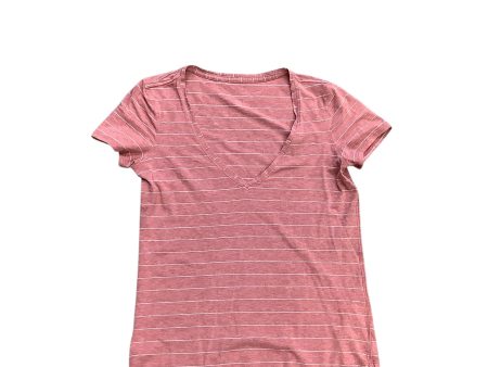 Athletic Top Short Sleeve By Lululemon In Pink Online Sale