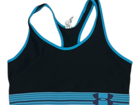 Athletic Bra By Under Armour In Black & Blue, Size:L Online