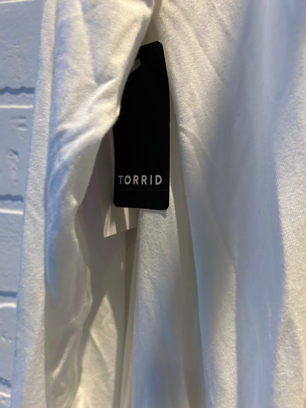 Cardigan By Torrid In White, Size: 2x Sale