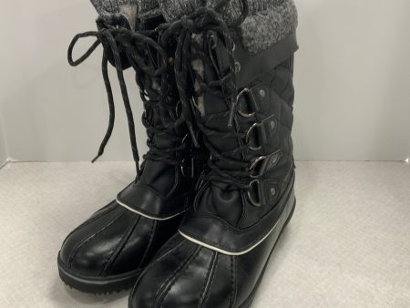 Boots Snow By dream paris In Black, Size: 8 For Discount