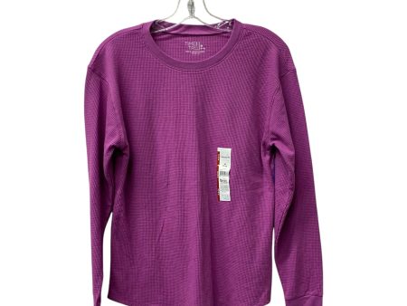 Top Ls By Time And Tru In Purple, Size:M Sale