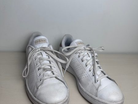 Shoes Sneakers By Adidas In Gold & White, Size: 9.5 Fashion