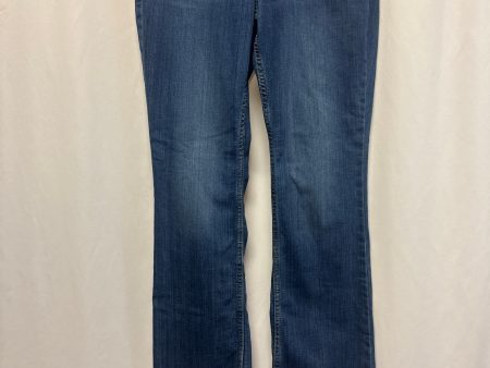 Jeans Boot Cut By Lee In Blue Denim, Size: 8 Sale