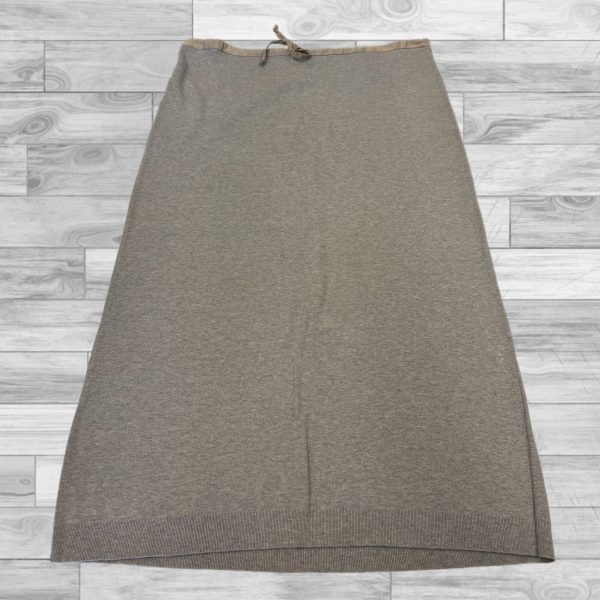 Skirt Maxi By Dkny In Grey, Size: S Fashion