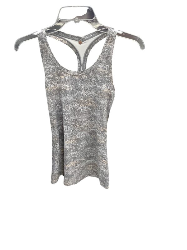 Athletic Tank Top By Lululemon In Grey, Size: 6 For Discount