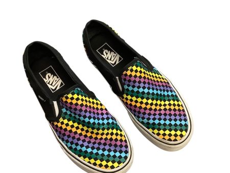 Shoes Sneakers By Vans In Multi-colored, Size: 8.5 For Discount