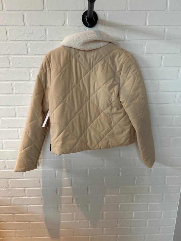 Jacket Puffer & Quilted By Paper Crane In Tan, Size: M Online Sale