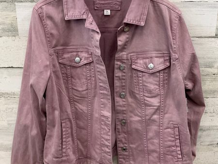 Jacket Denim By Maurices In Pink, Size: Xl on Sale