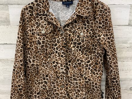 Jacket Denim By Charter Club In Animal Print, Size: L Fashion