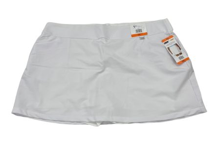 ATHLETIC SKORT By CLOTHES MENTOR In WHITE, Size:XXL Online Hot Sale