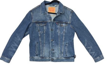 Jacket Denim By Levis In Blue Denim, Size: L Online