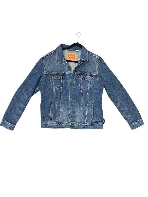 Jacket Denim By Levis In Blue Denim, Size: L Online