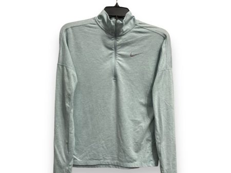 Athletic Top Long Sleeve Collar By Nike Apparel In Blue, Size: Xs Hot on Sale