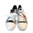 Shoes Sneakers By FOCO In Silver, Size:9 Online Hot Sale