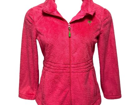 Maddie Full Zip Fleece Jacket Designer By Lilly Pulitzer In Pink, Size: M Supply