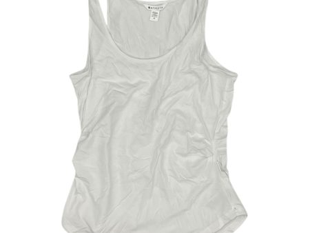 Athletic Tank Top By Athleta In White, Size:M Fashion