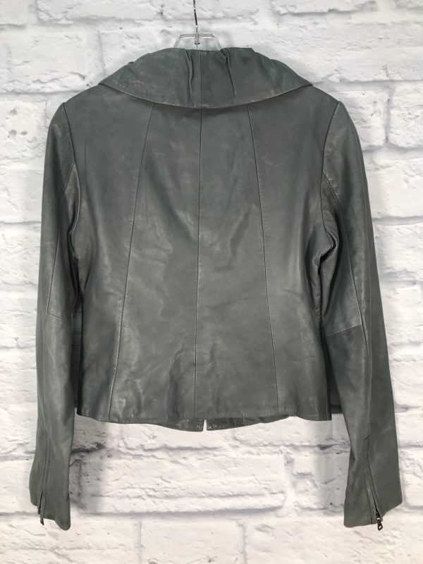 Jacket Leather By Classiques Entier In Green, Size: Xs For Sale