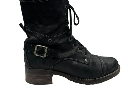 Boots Mid-Calf Heels By Taos In Black, Size:9.5 Sale