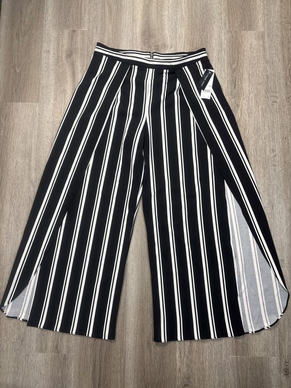 Pants Wide Leg By LINDA LEAL In Black & White, Size: L Hot on Sale