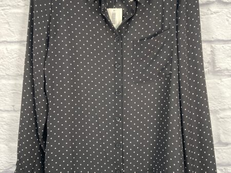 Top 2pc Long Sleeve By Chicos In Black & White, Size: S Supply