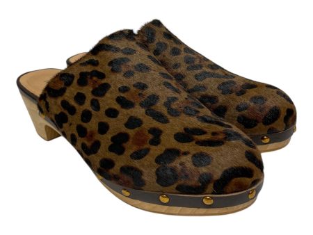 Shoes Heels Block By J. Jill In Animal Print, Size:7.5 Cheap