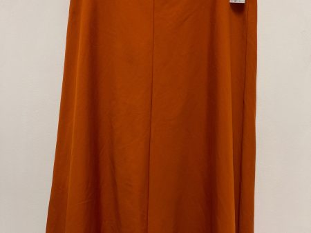 Skirt Midi By Liz Claiborne In Orange, Size: L Sale