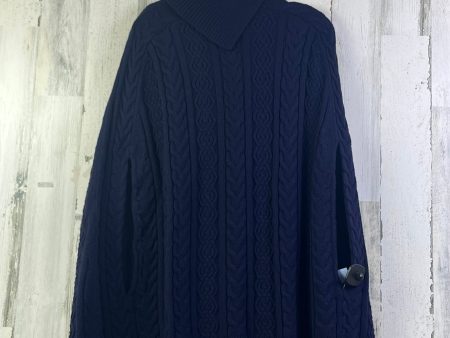 Poncho By Talbots In Navy, Size: M Online