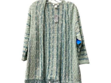 Cardigan By Cj Banks In Blue, Size:Xl Sale